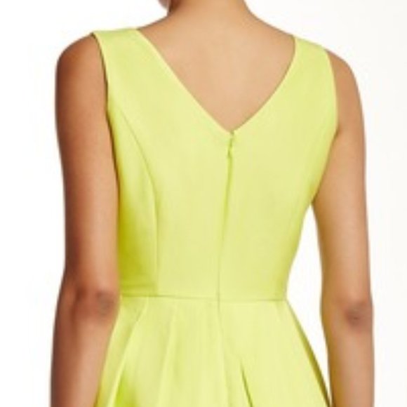 HALSTON HERITAGE Pleated Cocktail Dress NWOT - Picture 7 of 14